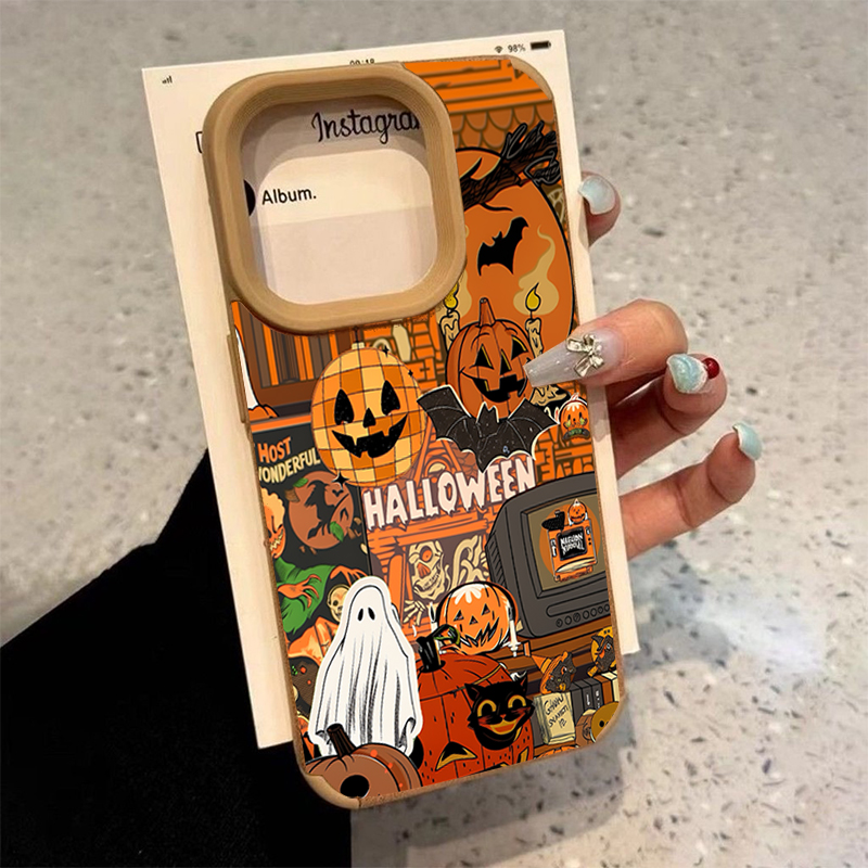 Phone Cases Unique - Halloween Pumpkin Type Ghost Phone Case