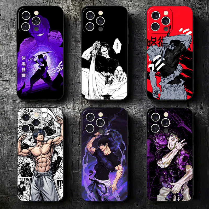 Phone Cases Jujutsu Kaisen - Anime Fushiguro Toji JUJUSU Soft Phone