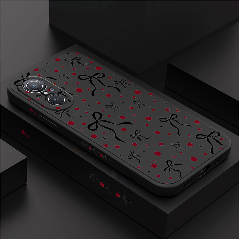 Phone Cases Honor - Polka Dots Bowknot Phone Case For