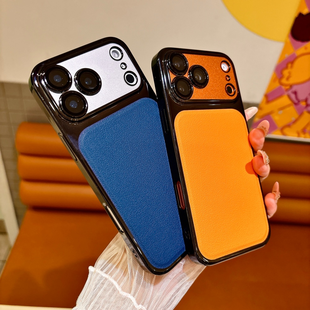 Luxury Solid Color PU Leather  - огляд і ціна Luxury Plating Case