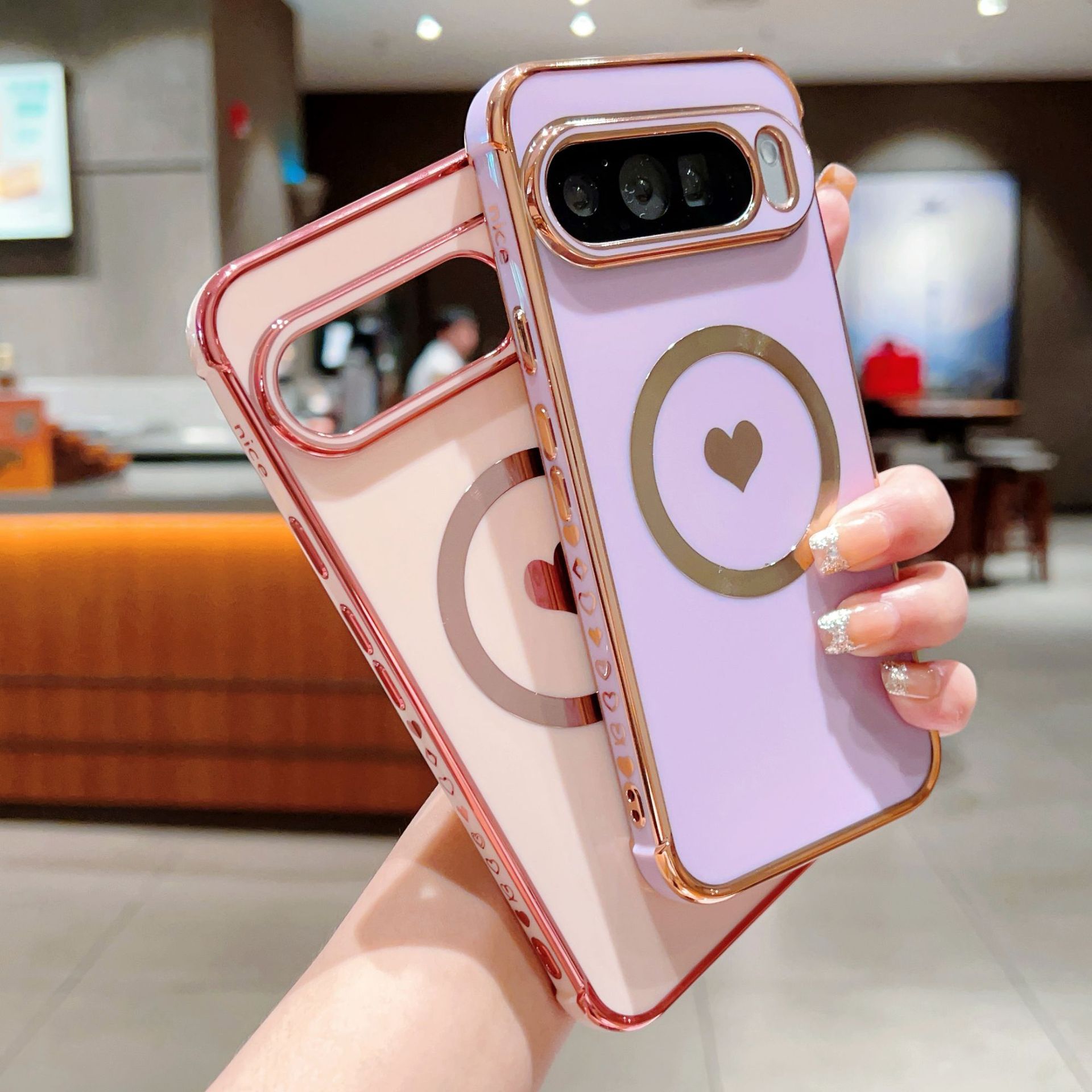 Luxury Plating Love Heart Patt - огляд і ціна Luxury Plating Case