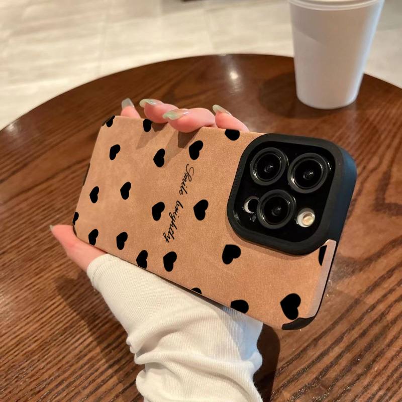 New Luxury Black Love Heart Ph - огляд і ціна Phone Cases Unique