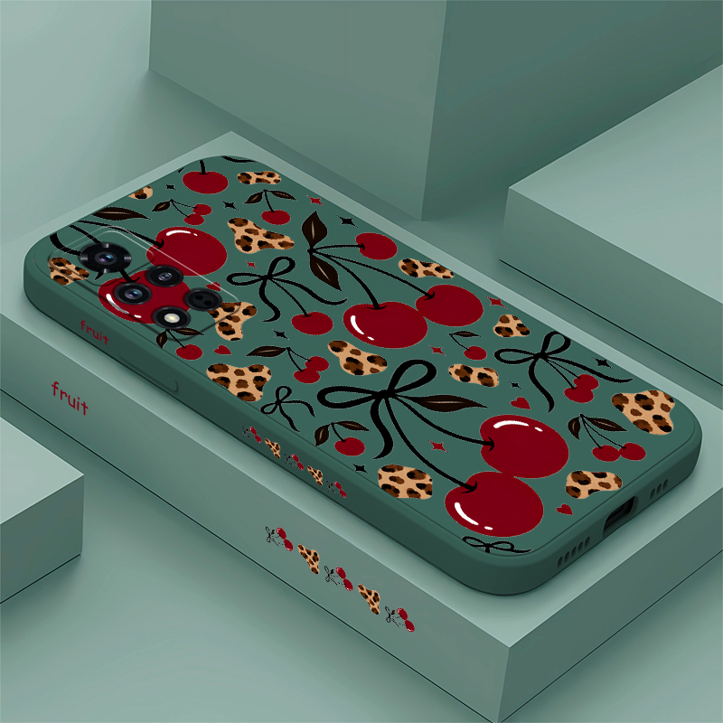 Red Cherry Leopard Print Phone - огляд і ціна Phone Cases Honor