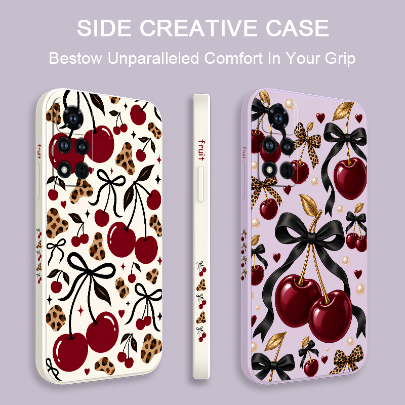 Red Cherry Leopard Print Phone - огляд і ціна Phone Cases Honor