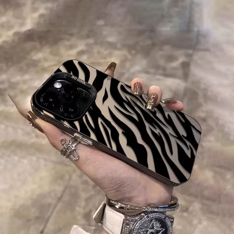 Zebra Pattern Black Advanced I - огляд і ціна Phone Cases Unique