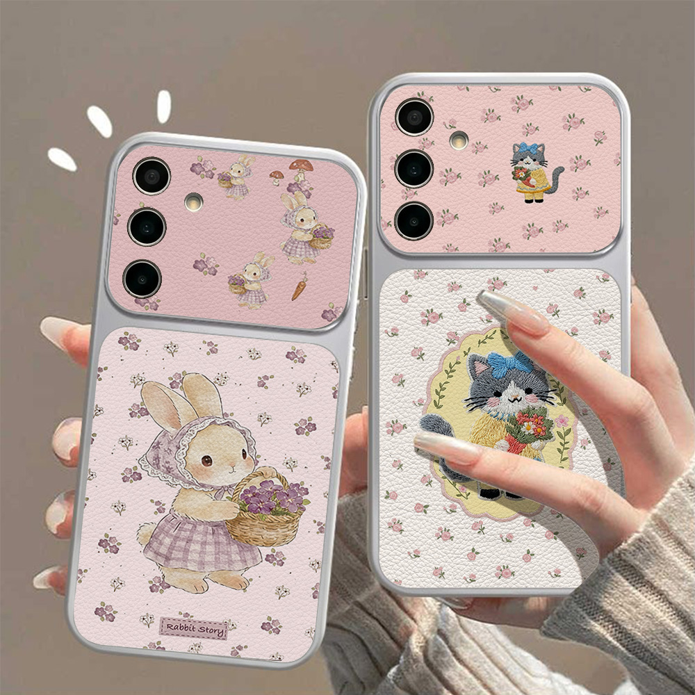 Cute Rabbit Leather Phone Case - огляд і ціна Phone Cases Leather