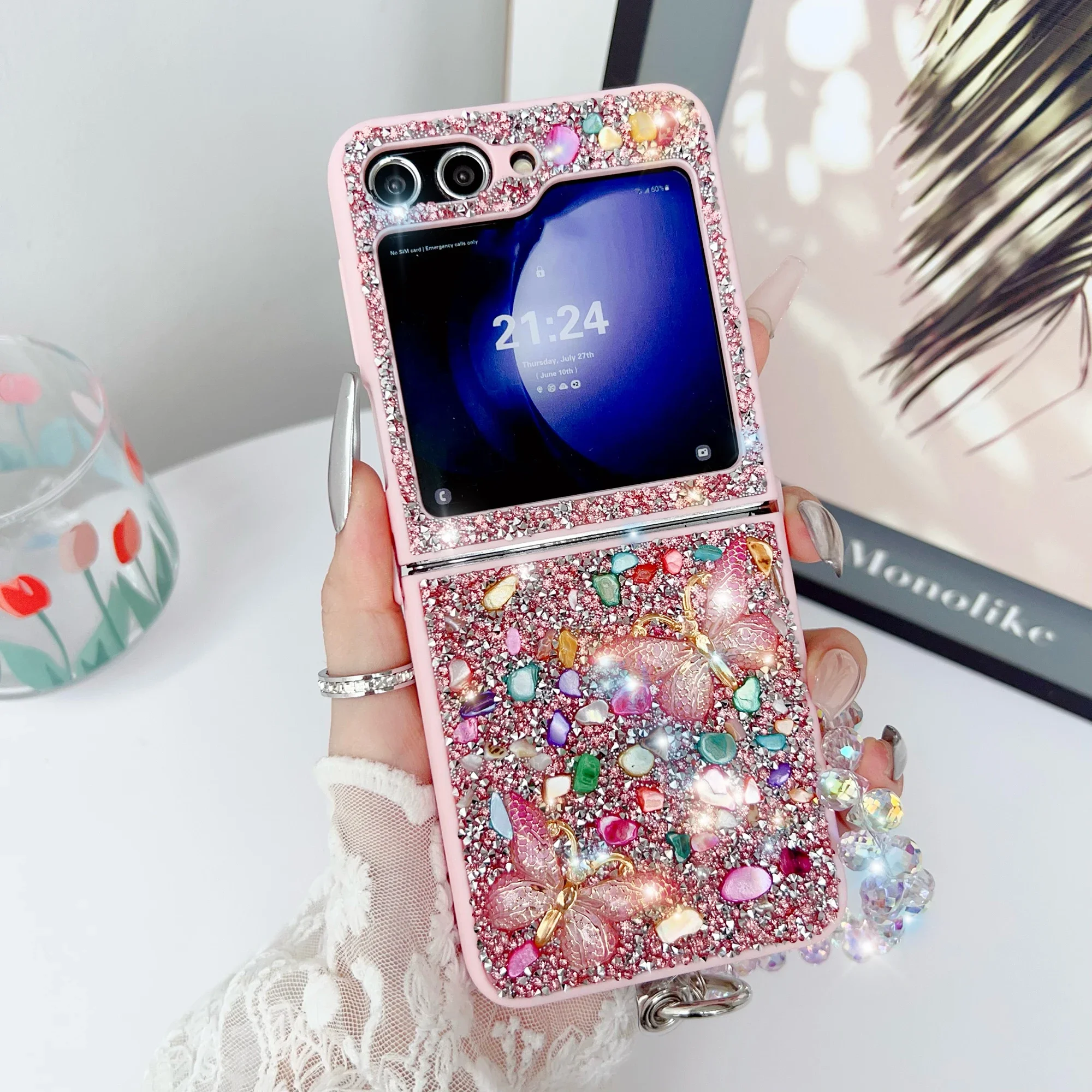 Luxury Glitter Phone Case For  - огляд і ціна Phone Cases Z Flip 7