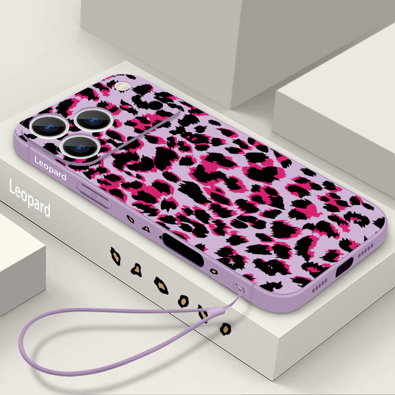 Leopard Print Pattern Lanyard  - огляд і ціна Phone Cases Unique