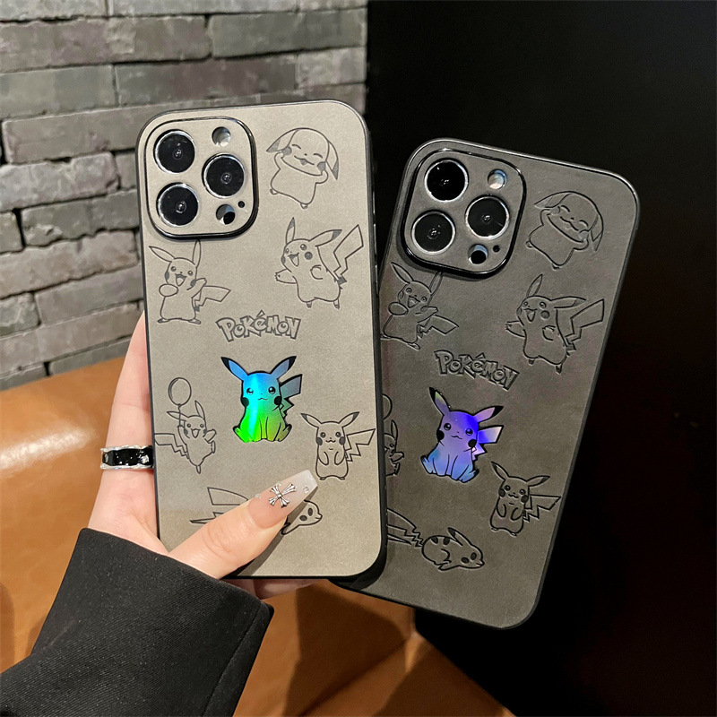 Cartoon Pikachu Faux Leather L - огляд і ціна Phone Cases Unique