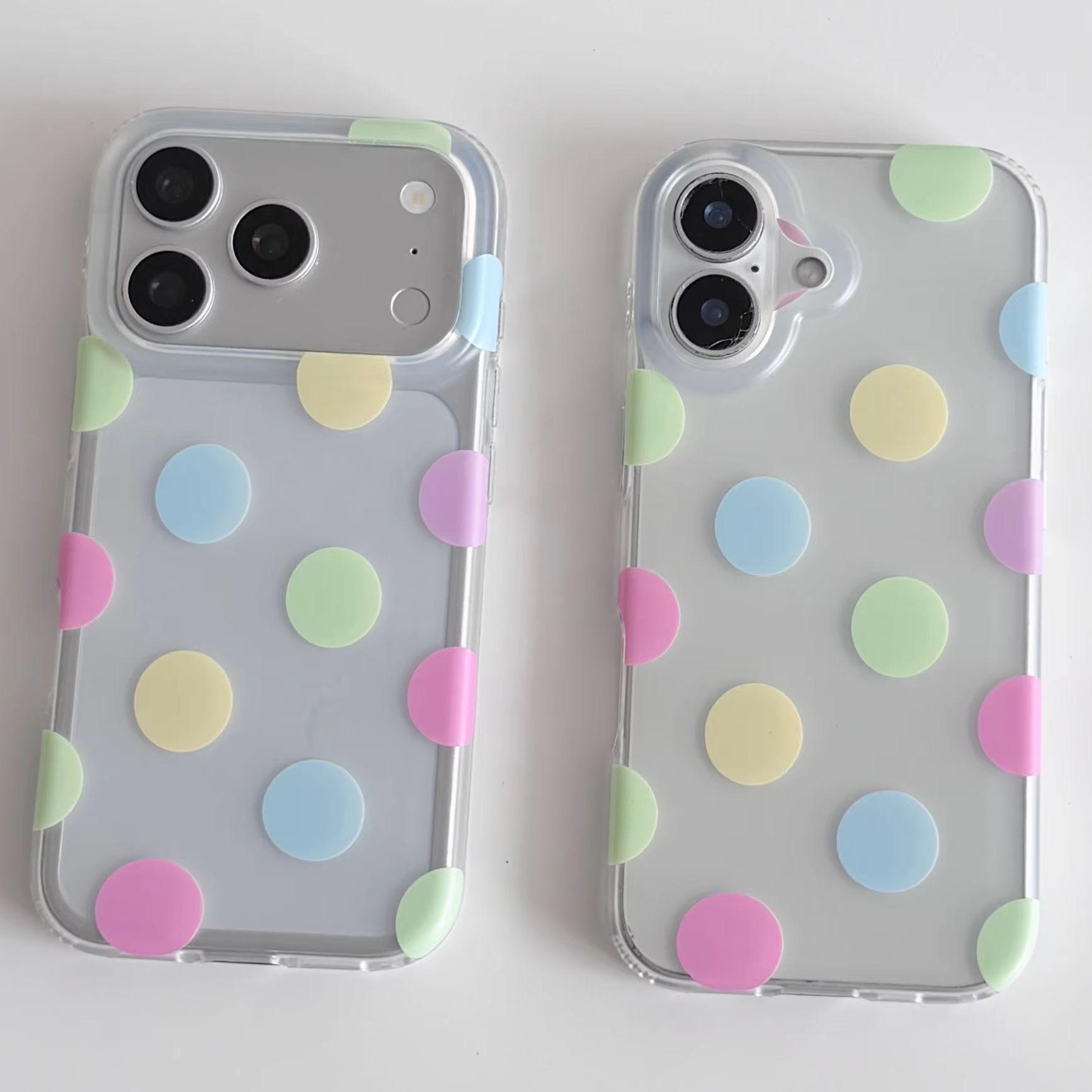 Korea Ins Colorful Polka Dots  - огляд і ціна Phone Cases Rugged