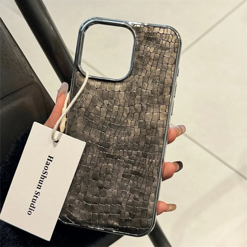 Luxury Glossy Crocodile Patter - огляд і ціна Luxury Plating Case