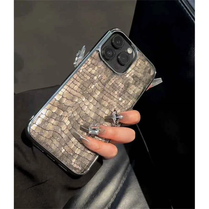 Luxury Glossy Crocodile Patter - огляд і ціна Luxury Plating Case