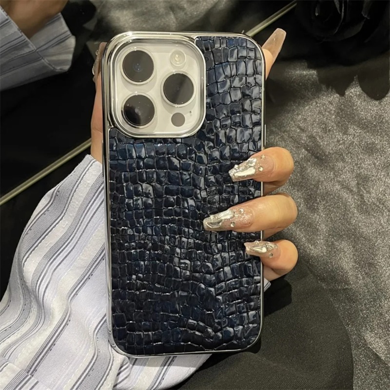 Luxury Glossy Crocodile Patter - огляд і ціна Luxury Plating Case