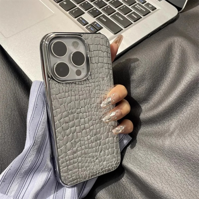 Luxury Glossy Crocodile Patter - огляд і ціна Luxury Plating Case