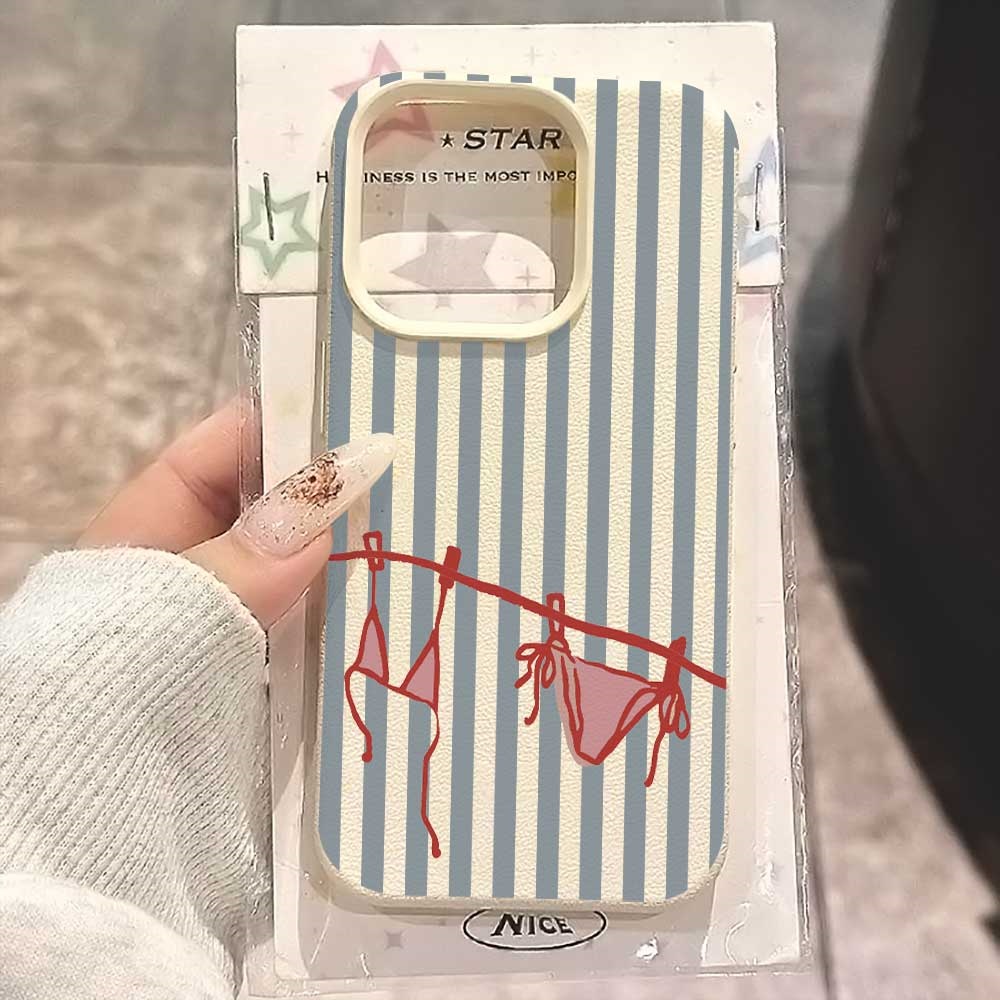 Blue White Striped Bikini Phon - огляд і ціна Phone Cases Rugged