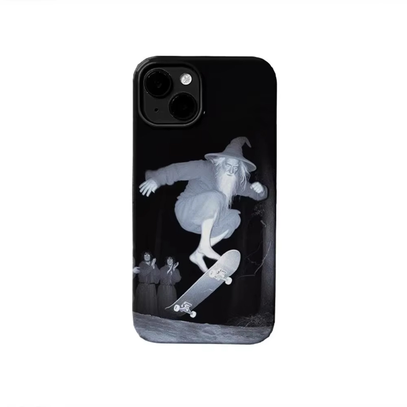 Whimsical Wizard Skateboarding - огляд і ціна Phone Cases Unique