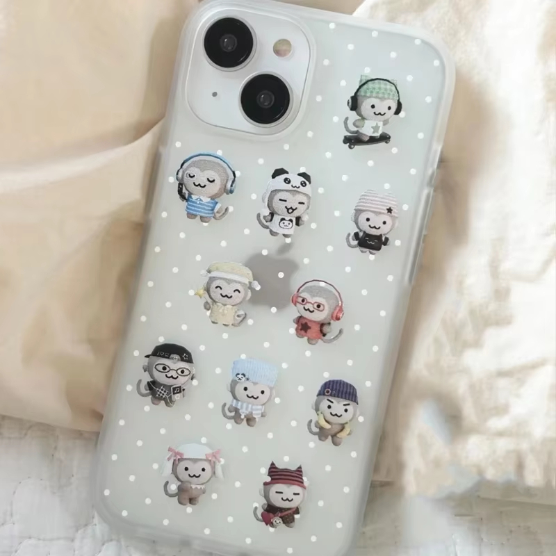 Simple Kawaii Monkey White Pol - огляд і ціна Phone Cases For Iphone 13