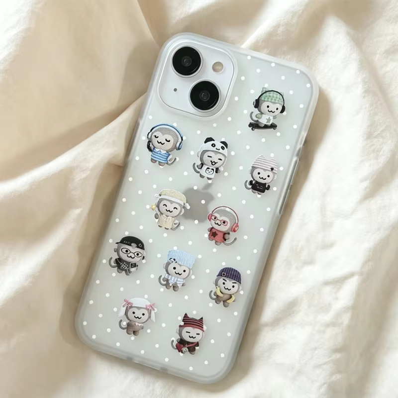 Simple Kawaii Monkey White Pol - огляд і ціна Phone Cases For Iphone 13