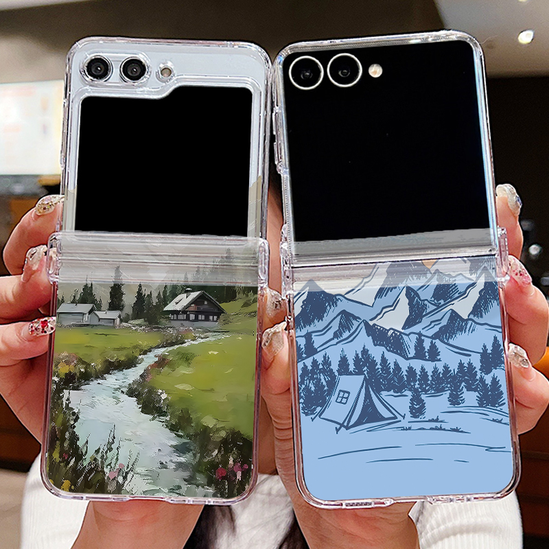 Landscape Pattern Folding Phon - огляд і ціна Phone Cases Z Fold 6