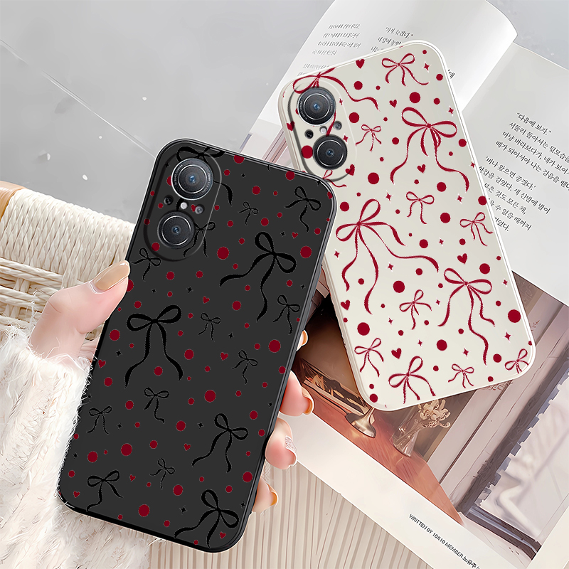 Polka Dots Bowknot Phone Case  - огляд і ціна Phone Cases Honor