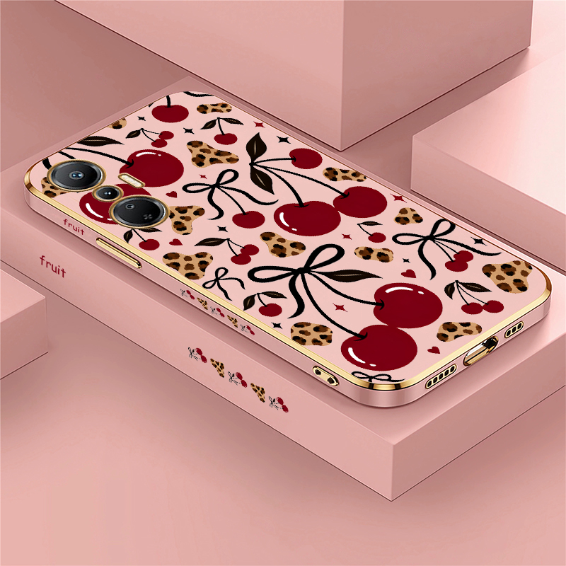 Luxury Wine Red Cherry Leopard - огляд і ціна Luxury Plating Case