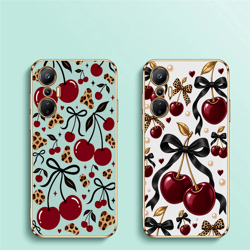 Luxury Wine Red Cherry Leopard - огляд і ціна Luxury Plating Case