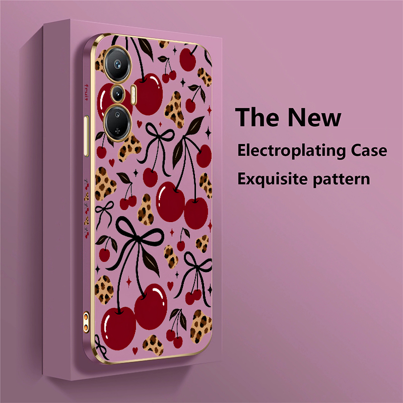Luxury Wine Red Cherry Leopard - огляд і ціна Luxury Plating Case